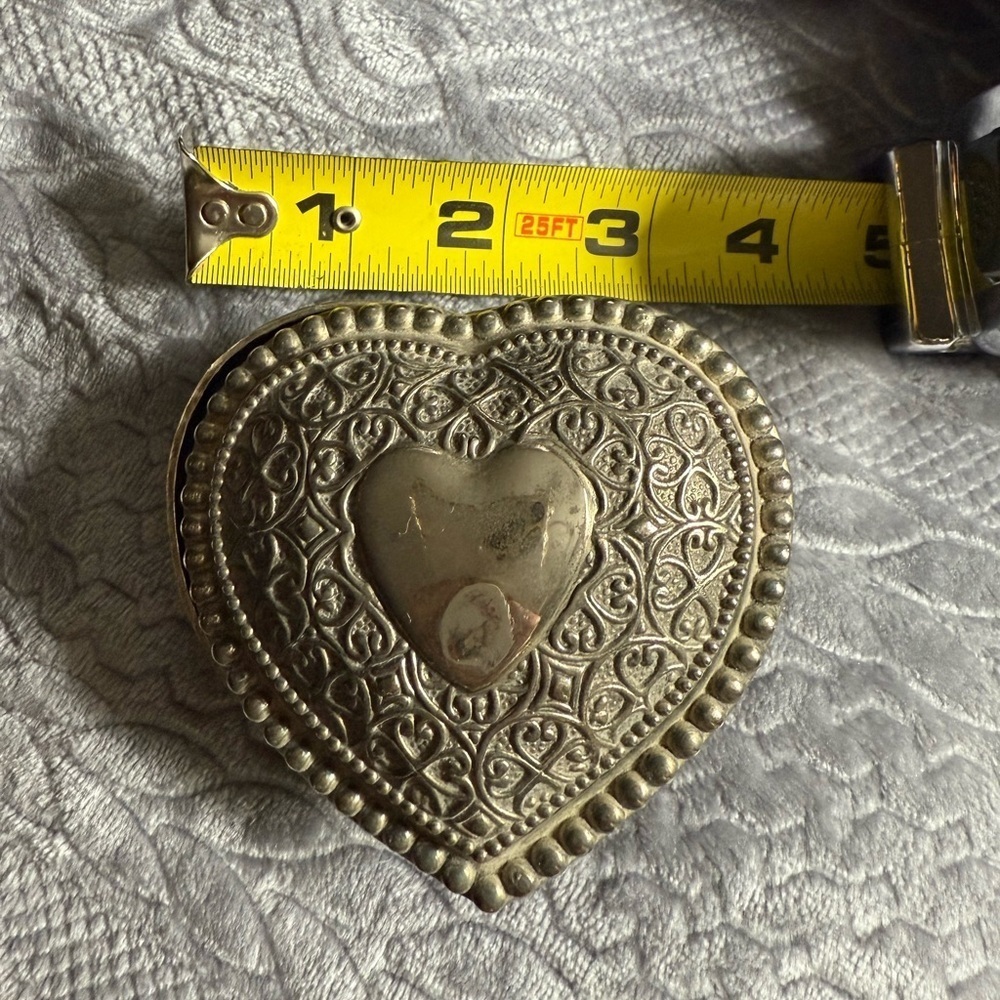 Heart-Shaped Trinket Box